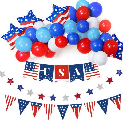 China Hawin 25*23*4cm Independence Party Decoration Balloon Kit Themed USA Party Supplies for sale