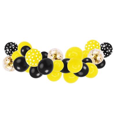 China HAWIN 45pcs Latex Bumble Balloon Garland Bee Theme Party Balloon Arch Kit for sale