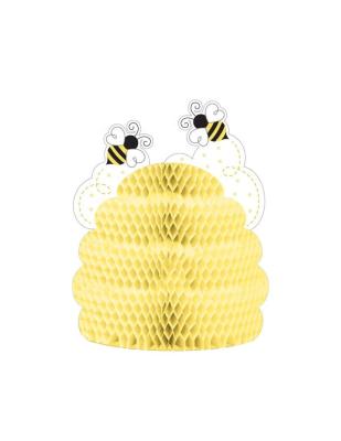 China Cardstock+tissue HAWIN 3PCS Bee Party Centerpiece Decorations Bee Baby Shower Kind Tell Birthday What Want It Bee Honeycomb Fabric for sale