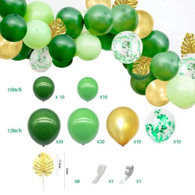 China Latex Hawin Jungle Party Balloons Supplies Safari Animal Theme Party Balloon Set Birthday Party Decorations for sale