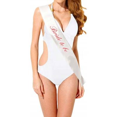 China One Layer Satin Bachelorette Party Hen Party Bride To Be Sash New for sale