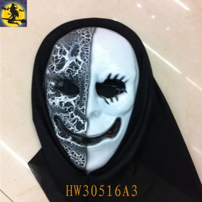 China Scary Full Face Mask PVC Halloween Face Mask , PVC Face Mask For Adults for sale