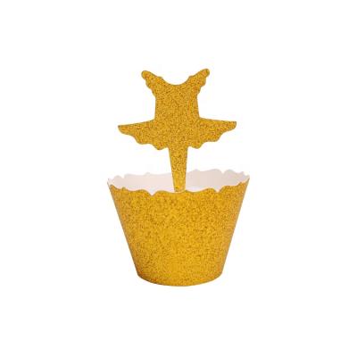 China Hot Sale Card Cake HAWIN Baby Shower Birthday Cupcake Toppers Christmas Decoration for sale