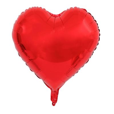 China HAWIN Valentine's Day Wedding Party Helium Balloon Factory Direct Sale Heart Shaped Aluminum Foil Balloon 18