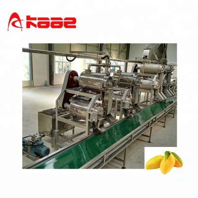 China Stainless Steel Hot Selling Industrial Mango Juice/Pulp/Pure Production Line for sale