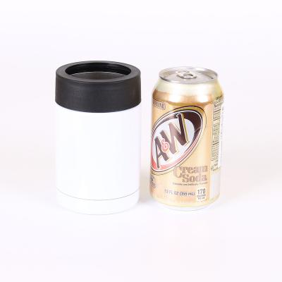 China Stainless Steel Viable 12oz Empty Sublimation Cola Soda Beer Sublimation DIY Slim Box Cooler for sale