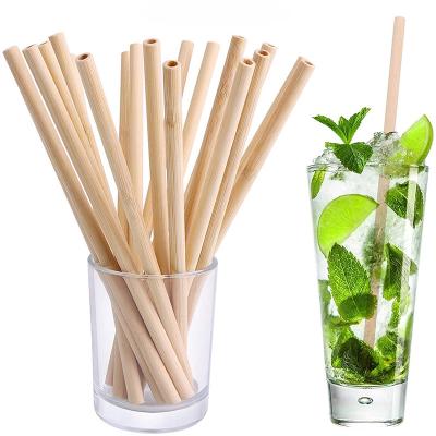 China OEM Sustainable Portable Reusable Drinking Straw Custom Size Bamboo Straws For Sublimation Mug for sale