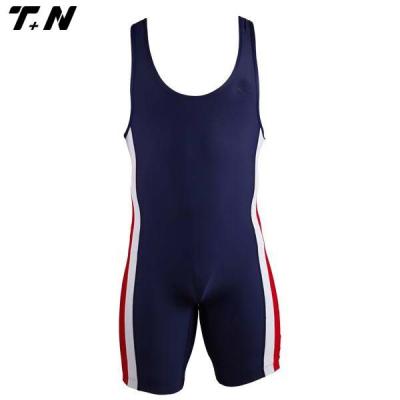 China Elastic Comfortable Cheap Custom White Wrestling Singlets, Wrestling T-shirts, Wrestling Uniforms for sale