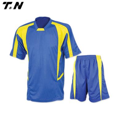 China Comfortable And None Fading Football Wholesale Team Soccer Jersey Uniform Sublimation Uniform for sale