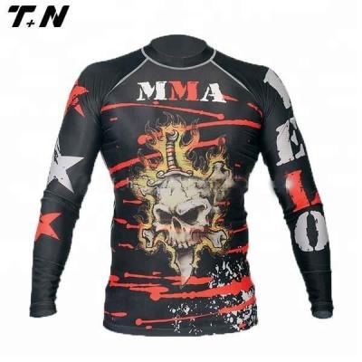 China Customized comfortable design Muttahida Majlis-e-Amal guard bjj brash rashguard with your logo for sale