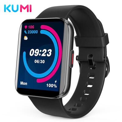 China 2022 NEW KUMI KU2 PLUS Touch Screen SmartWatch PI675.0 Sleep Monitor Heart Rate Monitoring Multi-sports Mode for sale