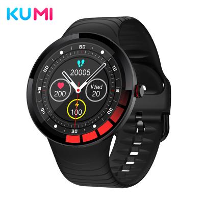 China 2022 Touch Screen KUMI GT2 Smart Watch IP68 BLE 5.0 Support Sports Magnetic Charging Multiple Modes Gravity Sensor NEW STK8321 for sale