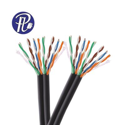 China PULLYCables Brand Double LAN Cable CAT5e UTP Indoor Network Cable Super Speed ​​PVC 100Mhz 305m PL-LA61 for sale