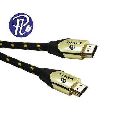 China COMPUTER PULLYCables Brand 2.1HDTV Cable with True 8K@60Hz 4K@120Hz 48Gbps HDR TDR Support Dynamic Aluminum Alloy Shell for sale