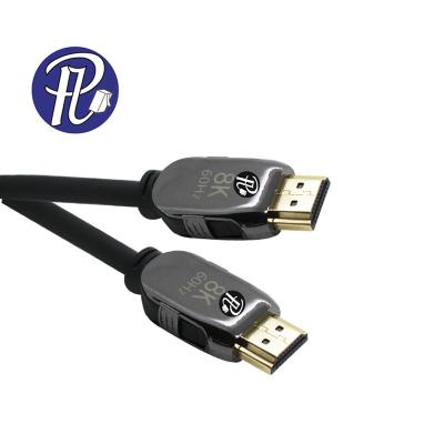 China COMPUTER PULLYCables Brand 2.1HDTV Cable with Real 8K@60Hz 4K@120Hz 48Gbps Support Dynamic HDR TDR ZINC ALLOY SHELL for sale