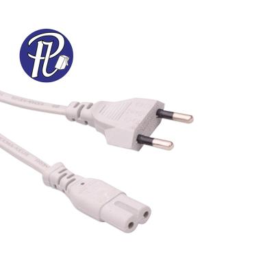 China PULLYCables Brand 2 PIN Euro Power Cable To IEC C7 Super Quality With CE VDE for sale