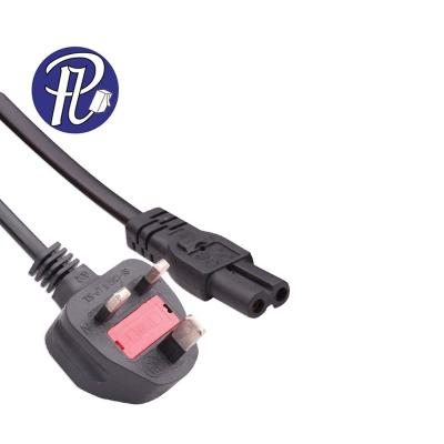 China Telecommunication PULLYCables Brand 2PIN UK BS1363 Power Cable To IEC C7 Super Quality With CE VDE for sale