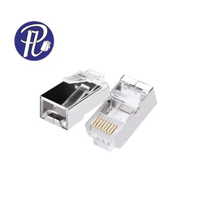 China audio & PULLYCables Video Brand Best Quality Cat6 Cat5 Rg45 Socket Metal 8 Pin Price Ethernet Rj 45 Connector for sale