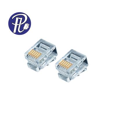 China audio & PULLYCables Video Brand Best Quality Cat6 Cat5 Rg45 Socket Metal 6 Pin Price Ethernet Rj 45 Connector for sale