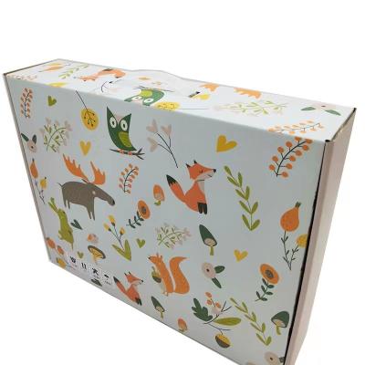 China Recycled Materials Customized Colorful Mailbox e Corrugated Kraft Paper Box for sale