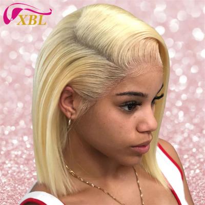 China Raw Lace Front Wig, Silky Straight 613 Blonde HD Hair Lace Front Wigs Virgin Hair Wigs, Highest Quality Natural Brazilian Human Hair Shorts for sale