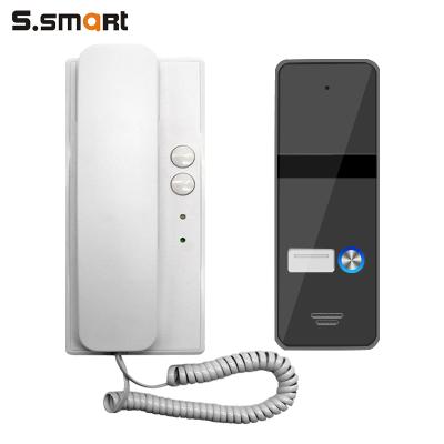 China Cheap Price Two Way Audio IP65 Waterproof 2 Wire Audio Doorphone Intercom With Unlock Function for sale