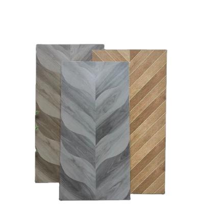 China Wholesale 600*1200MM Modern Herringbone Hotselling Porcelain Wood Look Tile With Different Colors And Patterns for sale