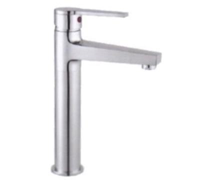 China High Metered Faucets Hot And Cold Mixer Tap Deck Mounted European Style Single Handle Cooper Modern Design Basin Faucet For Bathroom for sale