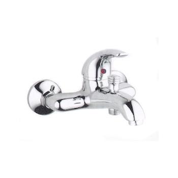 China Hot Cold Metered Water Shower Bath Copper Faucets Price Mixer Bathtub Faucet Cheap Double Functions Faucet for sale