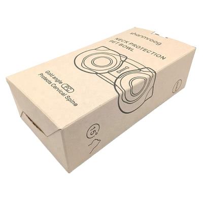 China Recyclable Logo Eco Brown Kraft Biodegradable Corrugated Cardboard Custom Paper Packaging Mailing Box for sale