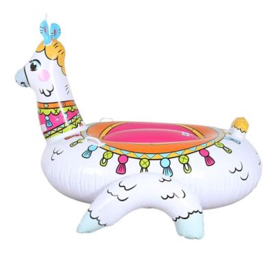 China Handsome Portable Summer With Handles Inflatable Alpaca Llama Pool Float Toys for sale