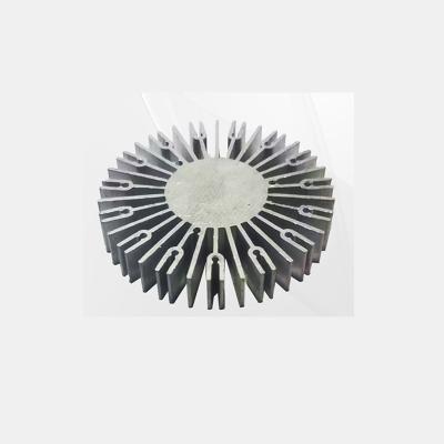 China Round Aluminum Extrusion Sunflower Aluminum Heatsink For DIY Lighting Round Aluminum Extrusion Heatsink for sale