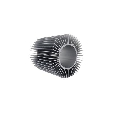 China Round Aluminum Extrusion Sunflower Aluminum Heatsink For DIY Lighting Round Aluminum Extrusion Heatsink for sale