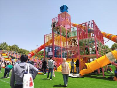 China Large Play Structures Slides Playground Set Equipment community Parks for sale