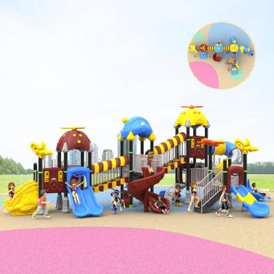 China Kindergarten Games Playground Slide 10 Passenger Playworld Playground Equipment for sale