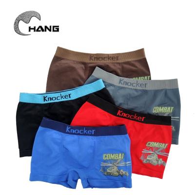 China Wholesale Custom Antibacterial Printed Breathable Soft Little Boy Underwear Briefs Boxers for sale