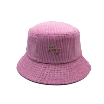 China Cheap Image Wholesale New York OM Hot Pink Girl Sports Boys Designers Corduroy Hat Unisex Bucket Hat For Kids for sale