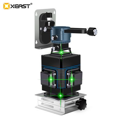 China 2019 XEAST Newst 4D Laser Level 16 Lines Auto Green Laser Level Self Leveling 360 Vertical&Horizontal Tilt & Surface Mode 95*110*60mm for sale