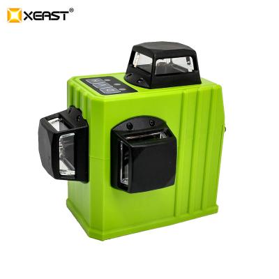 China XEAST XE-61A 12 Self-Leveling Cross Line Beam PK fukuda 3d 130*130*90mm 12 Level 360 Green Laser Level 3D Laser Level for sale