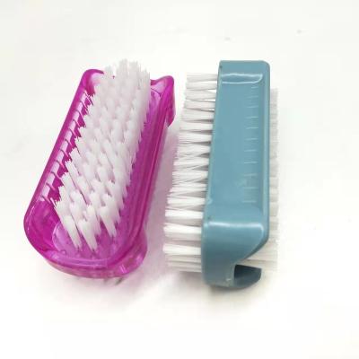 China Double Side Massage NAIL Plastic Foot Footnail Brush Exfoliating Foot Scrub for sale