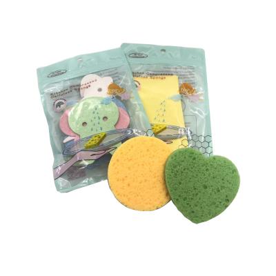 China Face Cleansing Cellulose Wholesale Natural Compressed Facial Cleansing Sponge for sale