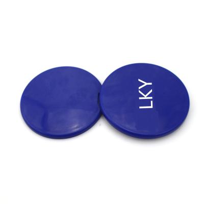 China Pocket mirror OEM LOGO design round shape makeup plastic foldable cosmetic pocket compact mirror for sale