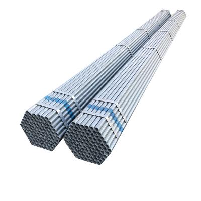 China Boiler pipe hot dip galvanized erw galvanized carbon steel pipe sch 40 galvanized water pipe tube made in China for sale