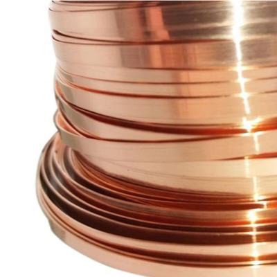 China Customized C1100 C1200 Electronic T2 Soft / Half Strip / Hard Pure Bare Copper Strip In Reel for sale