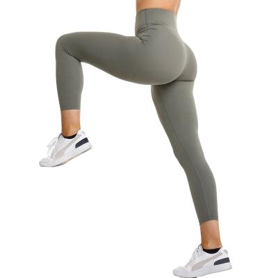 China 2022 Wholesale High Quality Breathable Seamless Sports Fitness Tight High Waist Butt Crac! crack! lift up womens gym leggings yoga pants for sale