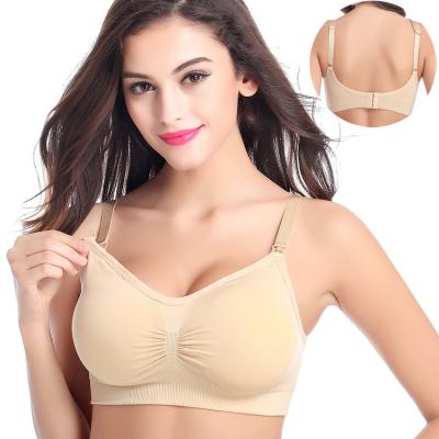 China Breathable Nursing Bra womens sexy underwear Maternity Breastfeeding Bra Push up Cotton Breathable Seamless Pregnancy women's underwears for sale