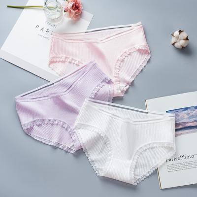 China Anti-Bacterial 2021 Woman Underwear Wholesale thread female briefs high quality breathable Women's Hipster Panties for sale