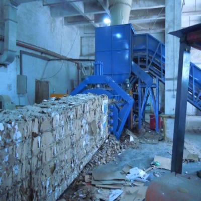 China Waste Cardboard Paper Baling Press,Full Automatic Baling Machine,Hydraulic Baler for sale