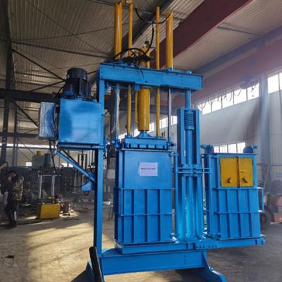 China used rag bale block making machine,used rag vertical baler machine for sale