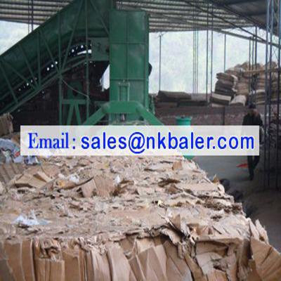 China Cardboard Recycling Baler Machine/Full Automatic horizontal baling machine for sale